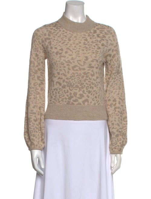 Veronica Beard Printed Crew Neck Sweater