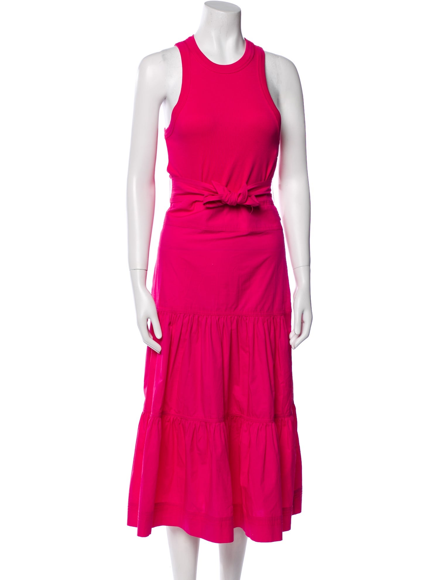 Veronica Beard Crew Neck Long Dress