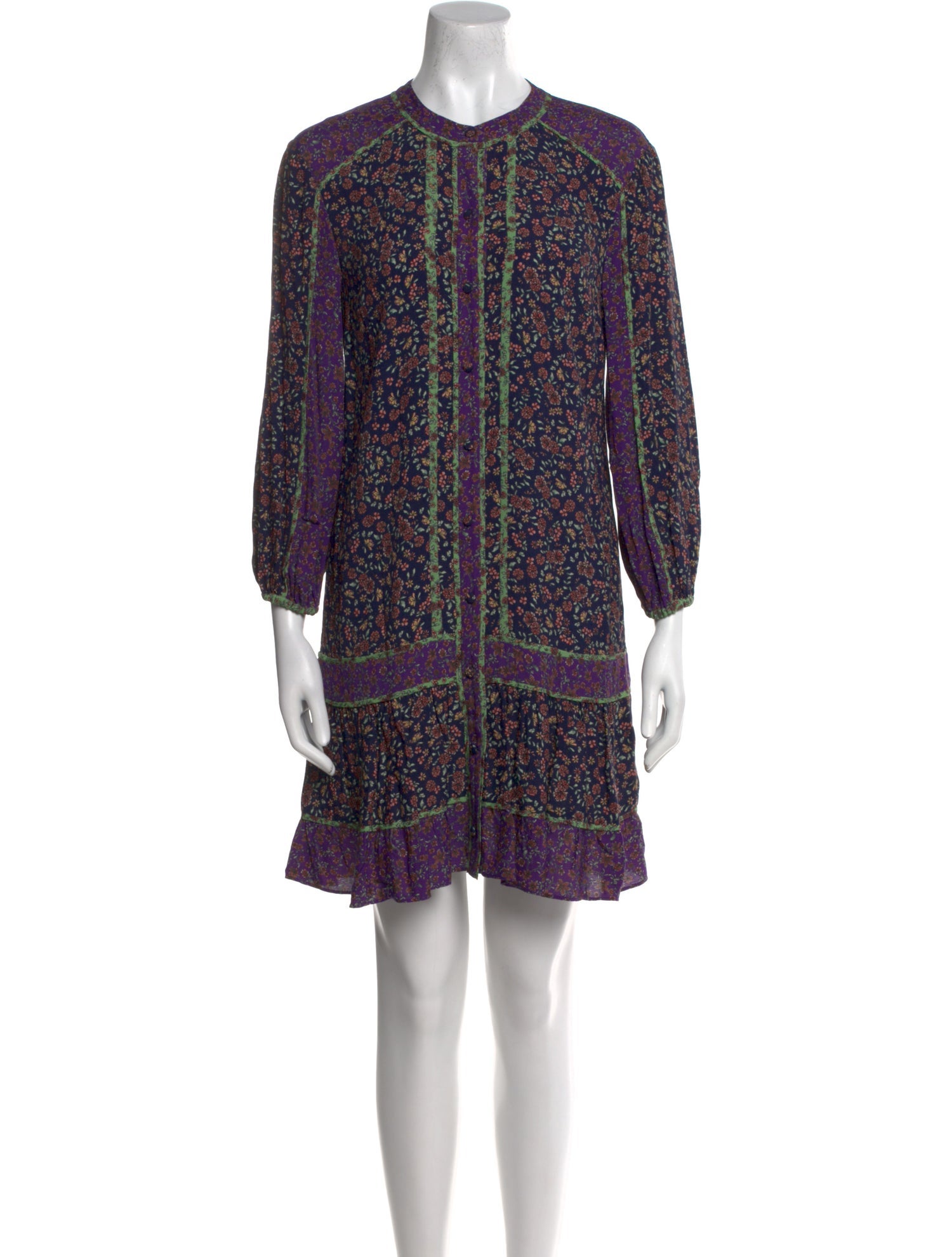 Veronica Beard Printed Mini Dress