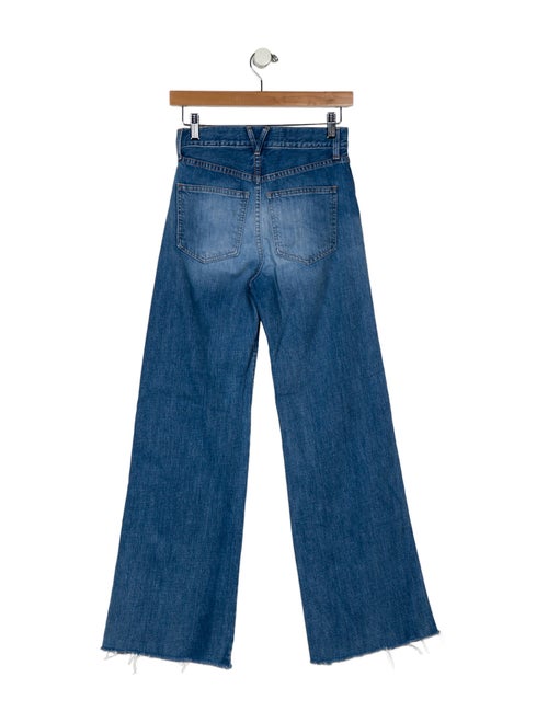 Veronica Beard Mid-Rise Straight Leg Jeans