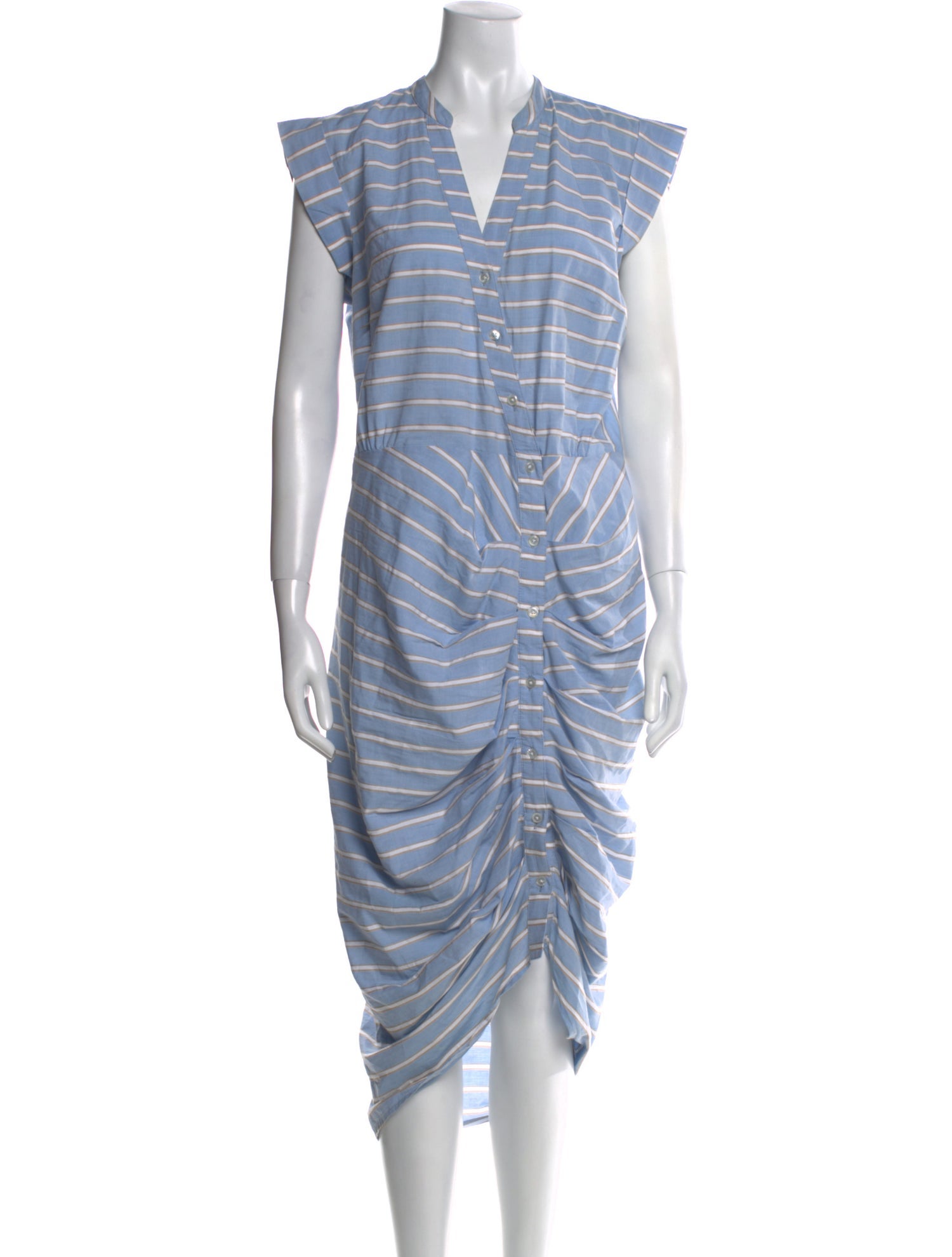 Veronica Beard Striped Long Dress