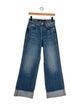 Veronica Beard High-Rise Wide Leg Jeans