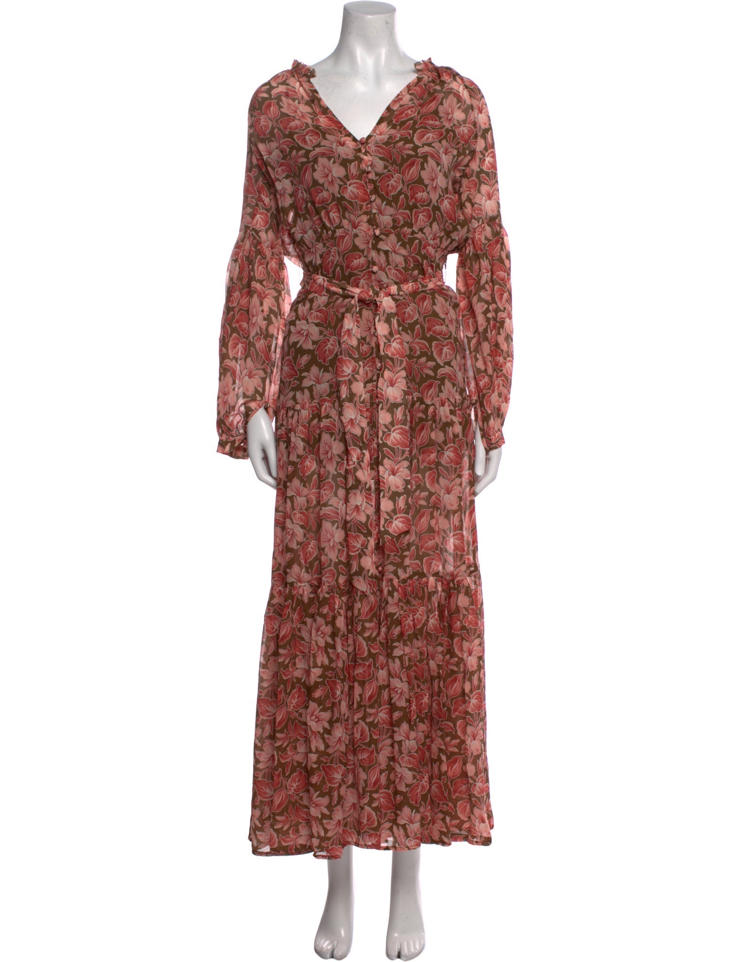 Veronica Beard Silk Long Dress