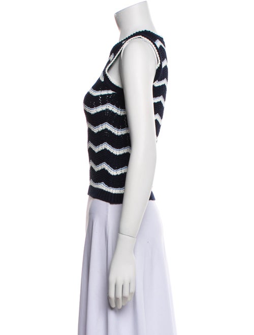 Veronica Beard Striped Crew Neck Sweater