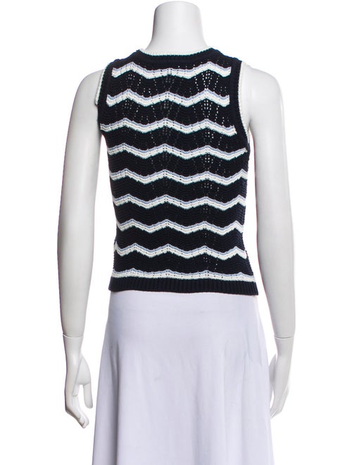 Veronica Beard Striped Crew Neck Sweater