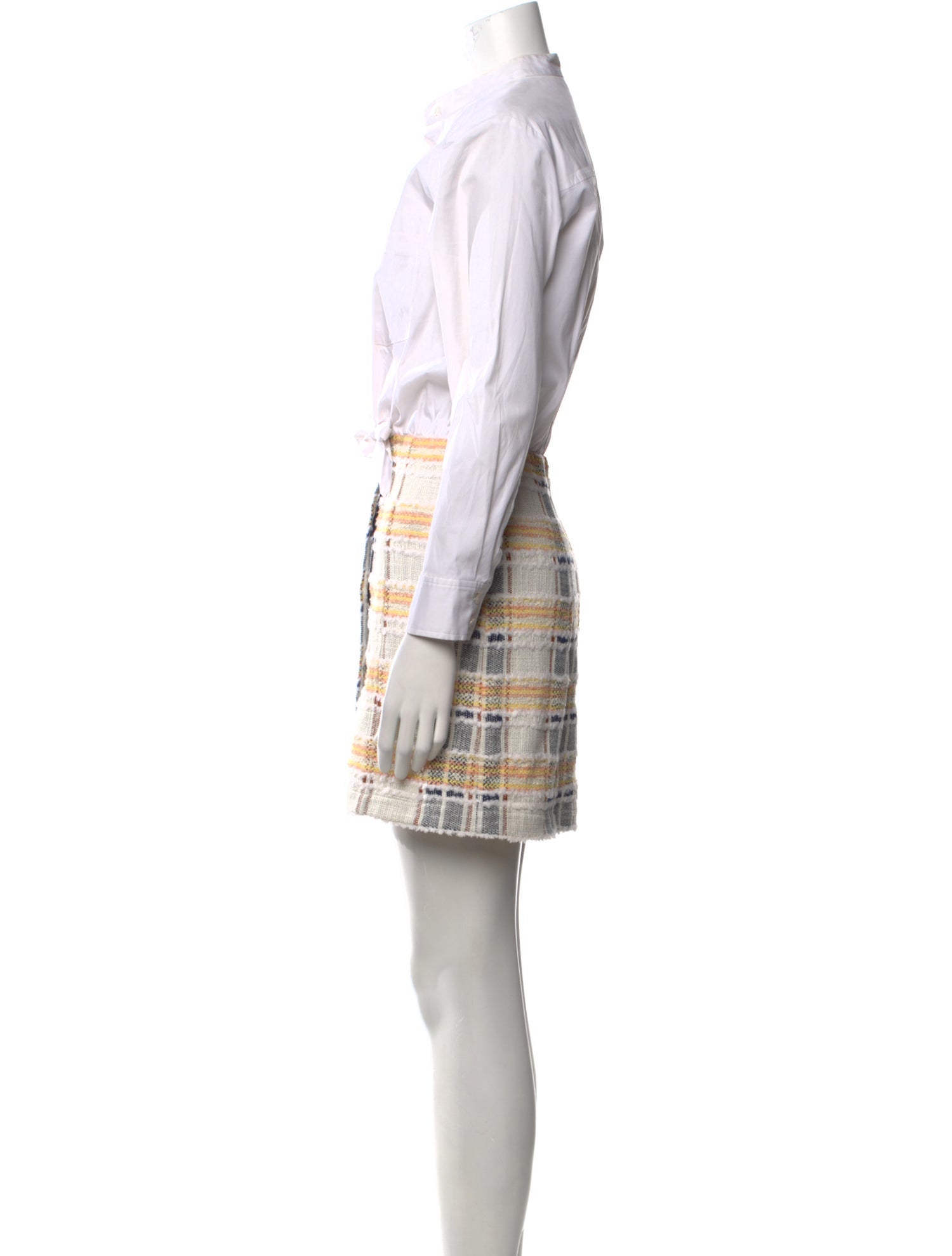 Veronica Beard Striped Mini Dress