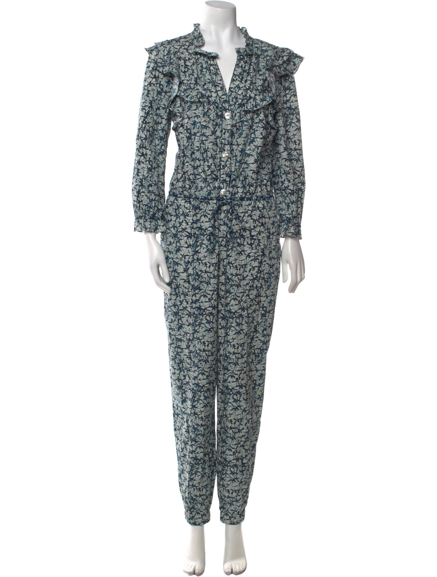 Veronica Beard Printed Cowl Neck Jumpsuit w/ Tags