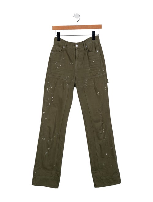 Veronica Beard High-Rise Wide Leg Jeans