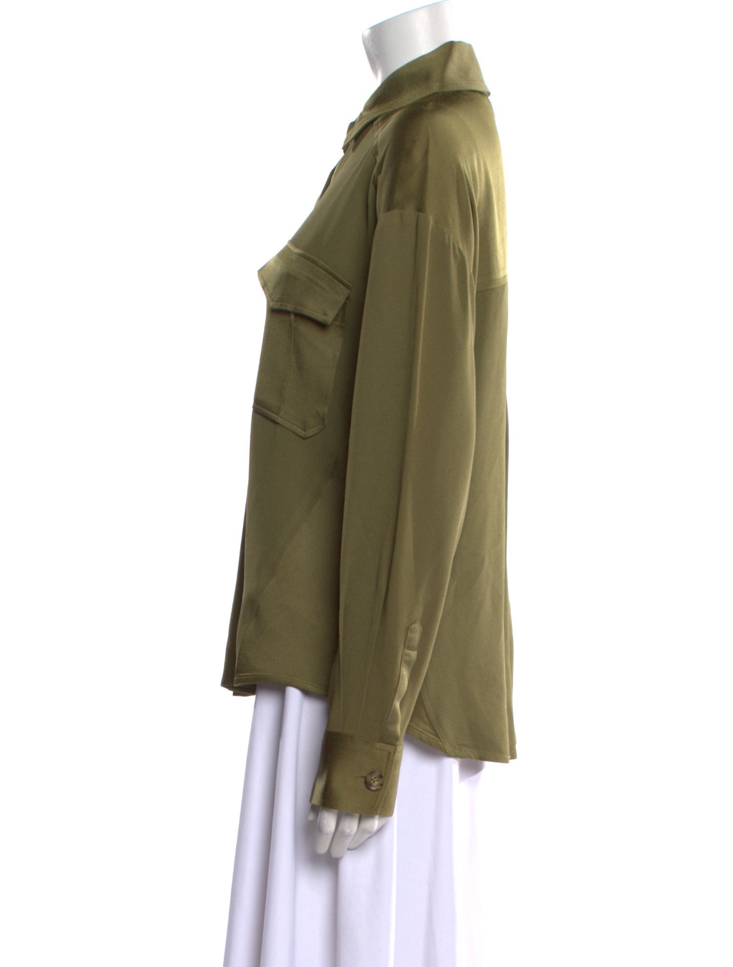 Veronica Beard Long Sleeve Button-Up Top