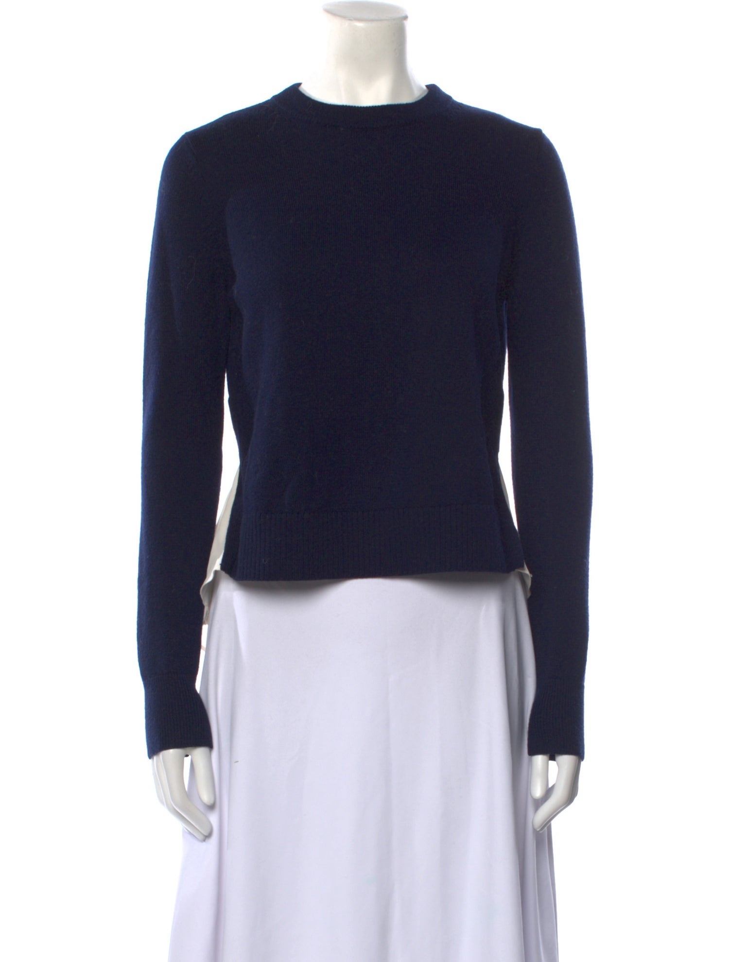 Veronica Beard Merino Wool Crew Neck Sweater