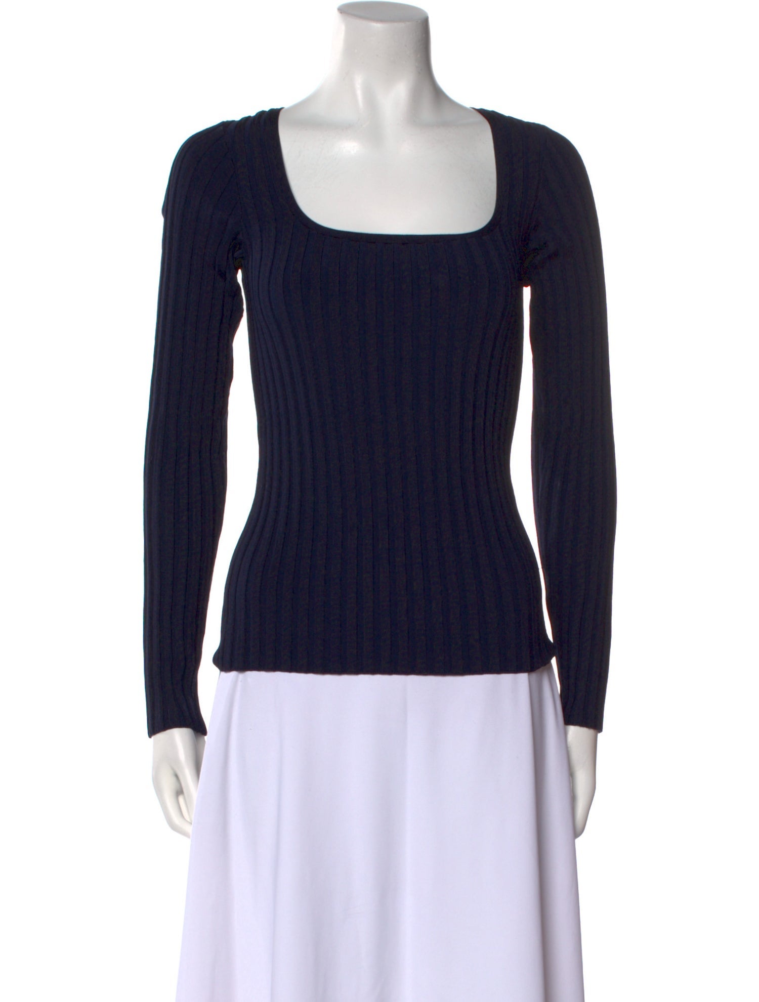 Veronica Beard Square Neckline Sweater