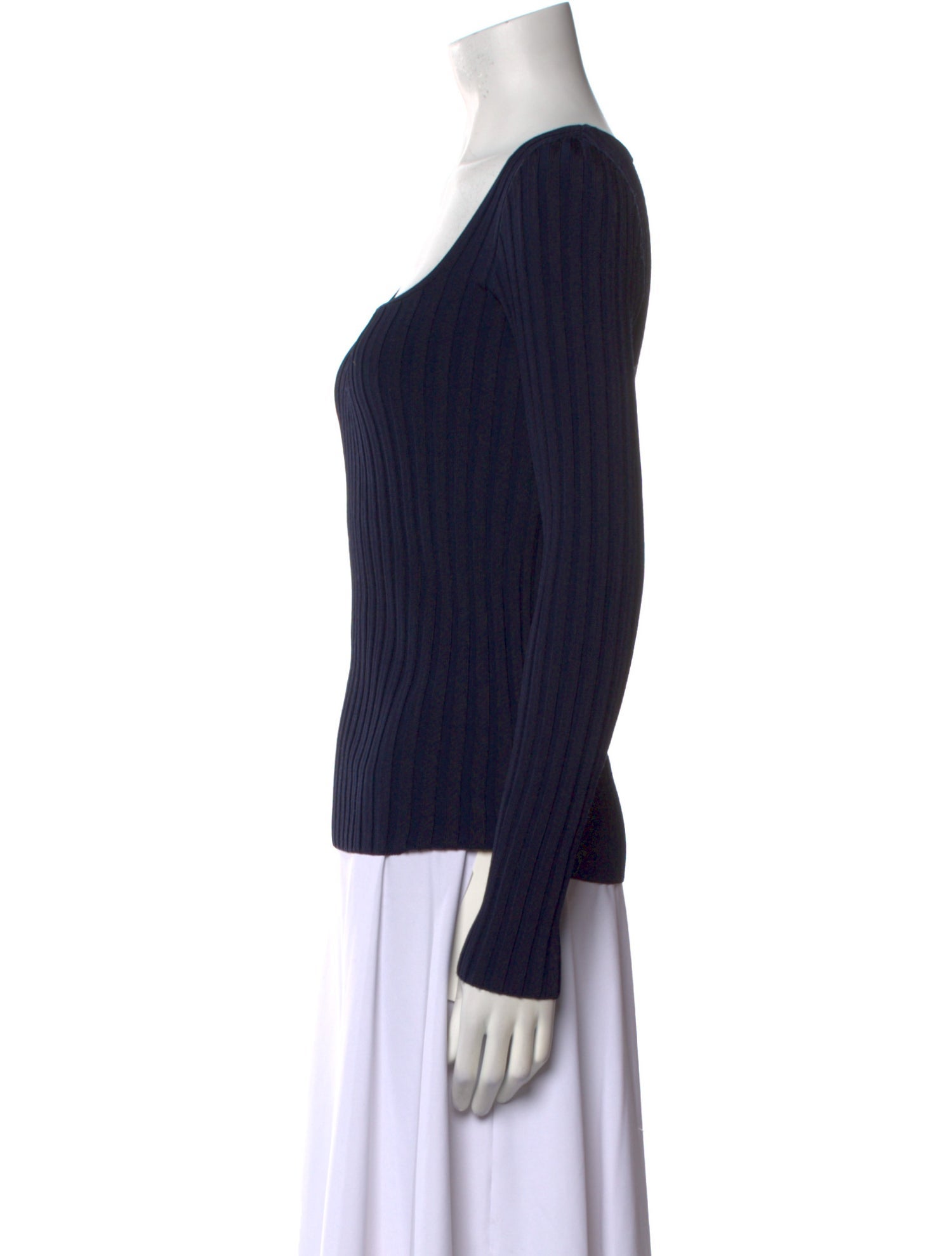 Veronica Beard Square Neckline Sweater