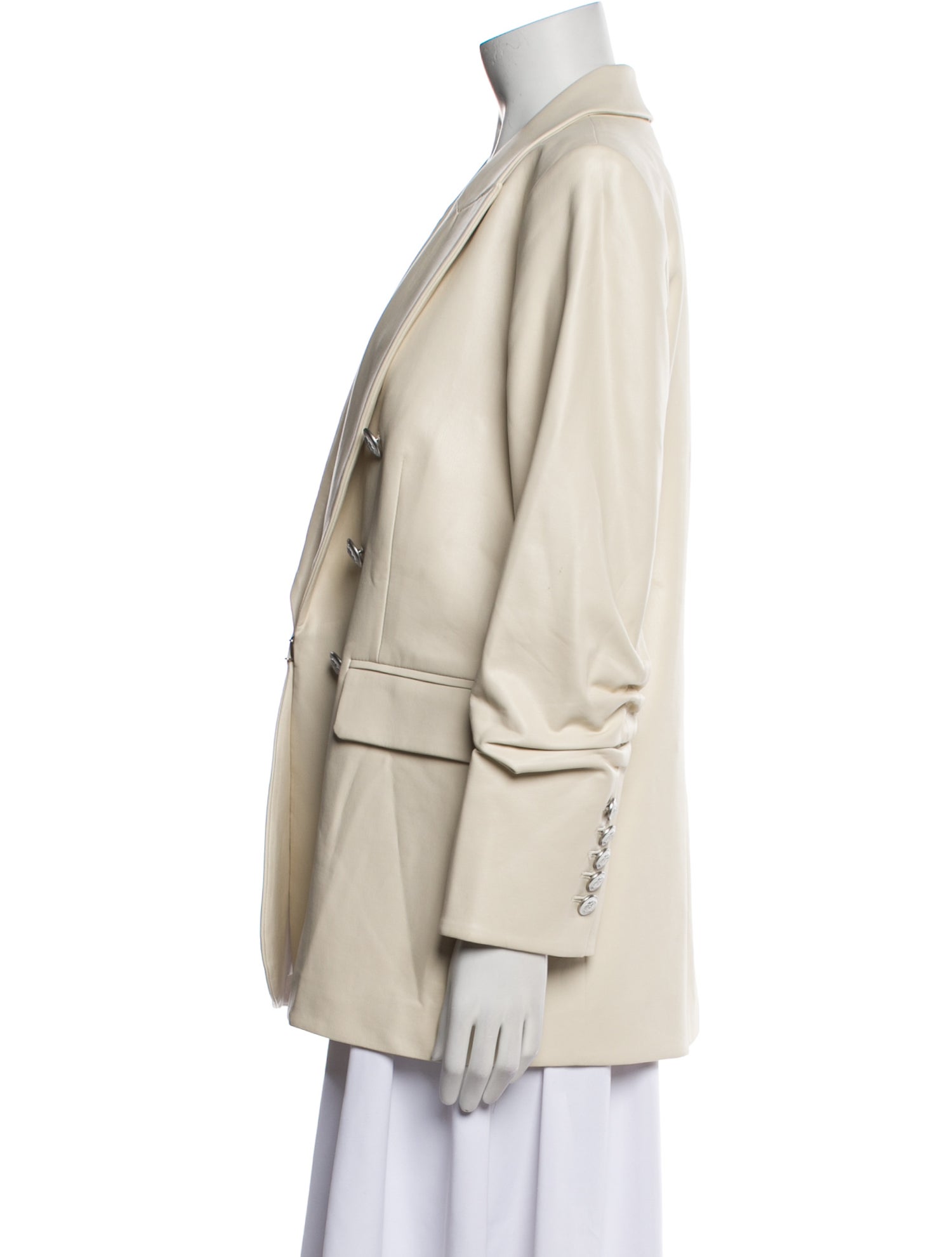 Veronica Beard Faux Leather Blazer