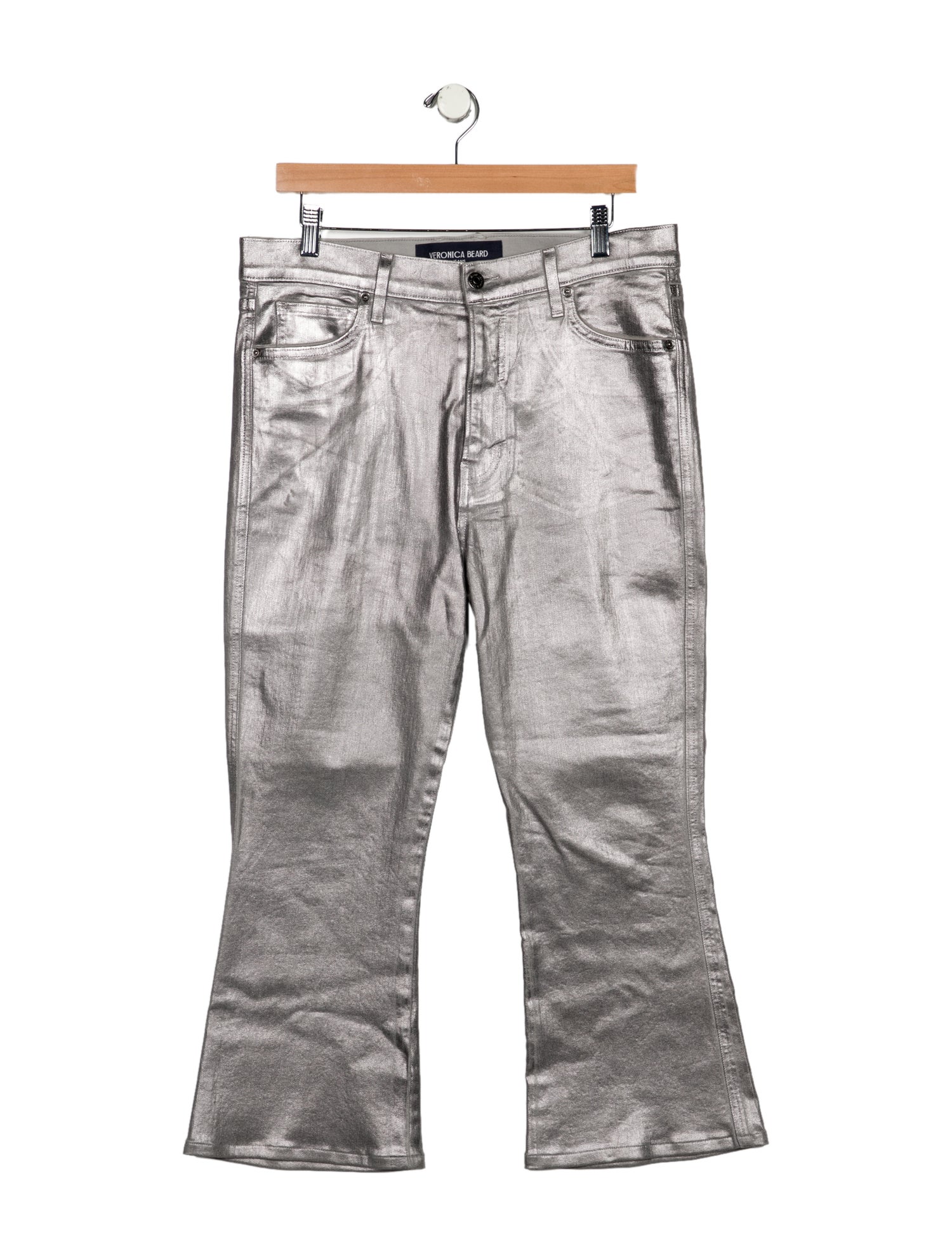 Veronica Beard High-Rise Wide Leg Jeans