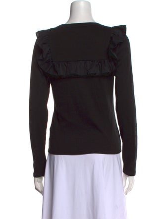 Veronica Beard Crew Neck Long Sleeve Sweatshirt