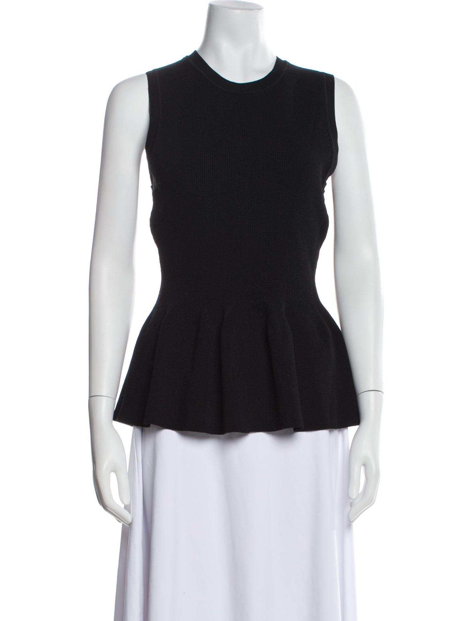 Veronica Beard Crew Neck Sleeveless Top