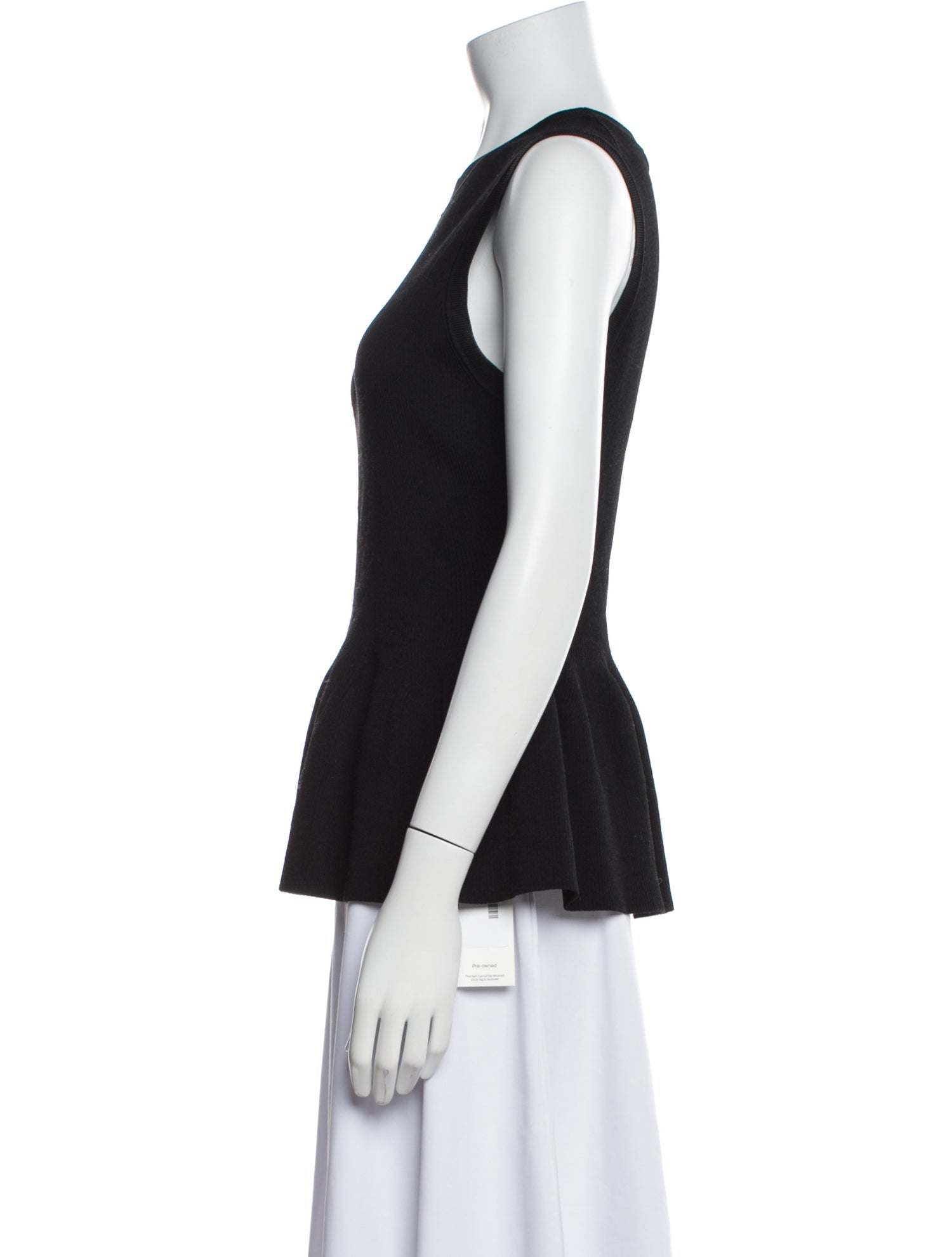 Veronica Beard Crew Neck Sleeveless Top