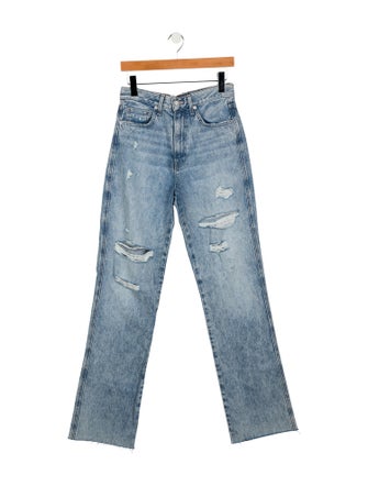 Veronica Beard High-Rise Wide Leg Jeans