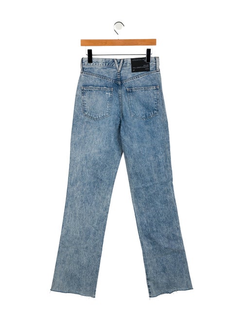Veronica Beard High-Rise Wide Leg Jeans