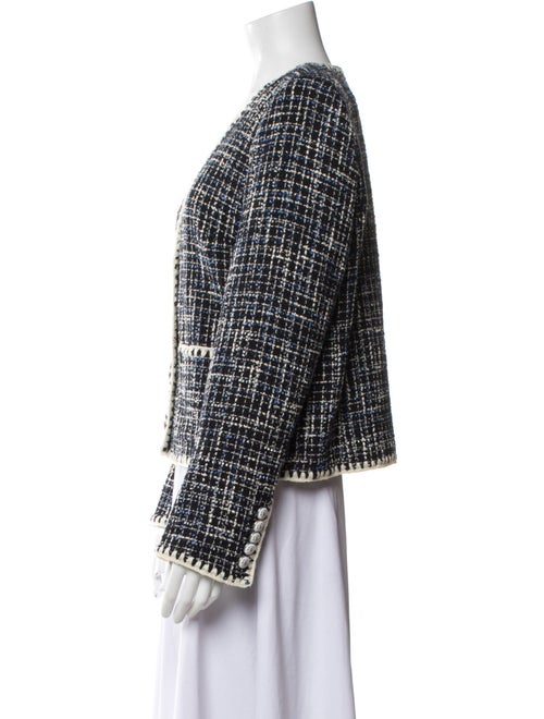 Veronica Beard Tweed Pattern Evening Jacket