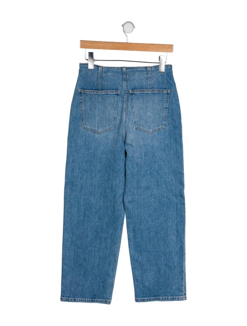 Veronica Beard High-Rise Wide Leg Jeans