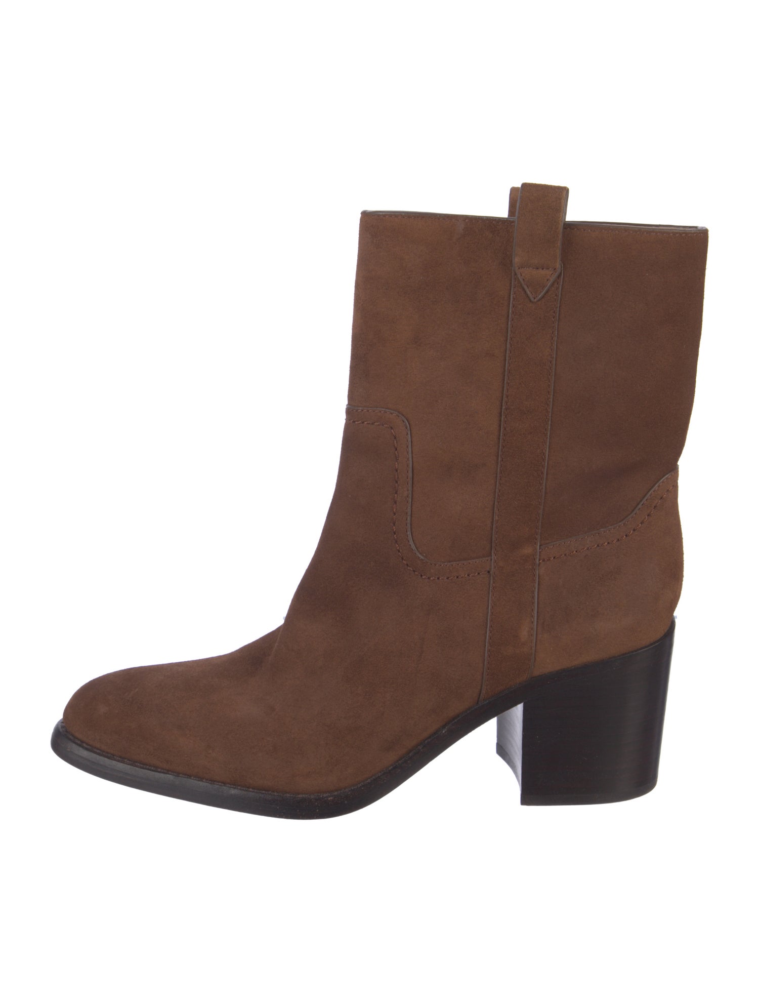 Veronica Beard Suede Moto Boots