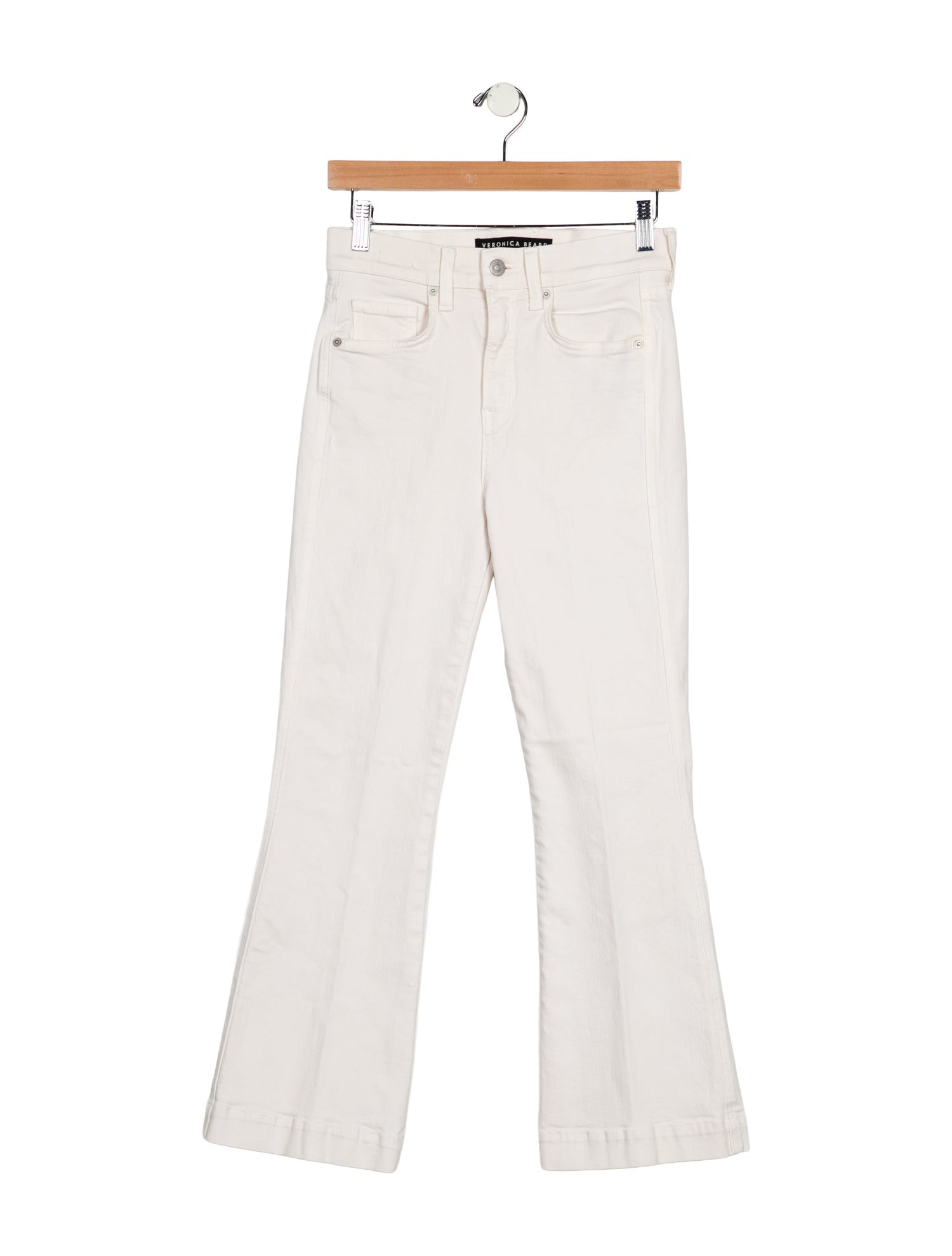 Veronica Beard High-Rise Wide Leg Jeans