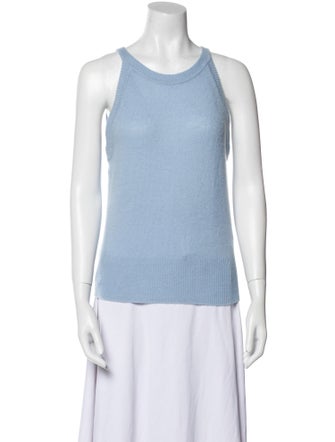 Veronica Beard Cashmere Scoop Neck Top