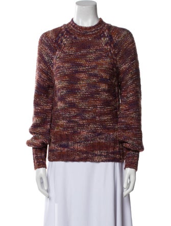 Veronica Beard Printed Crew Neck Sweater