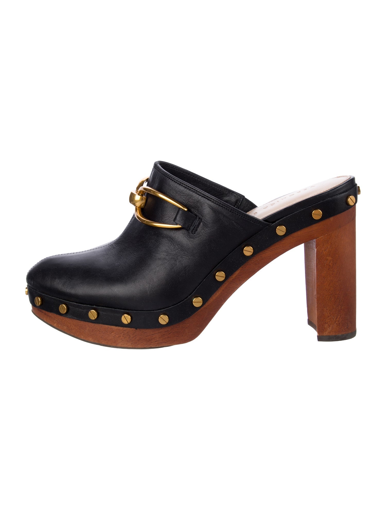 Veronica Beard Leather Colorblock Pattern Mules