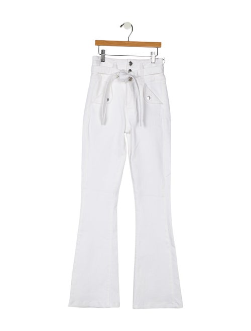 Veronica Beard High-Rise Wide Leg Jeans