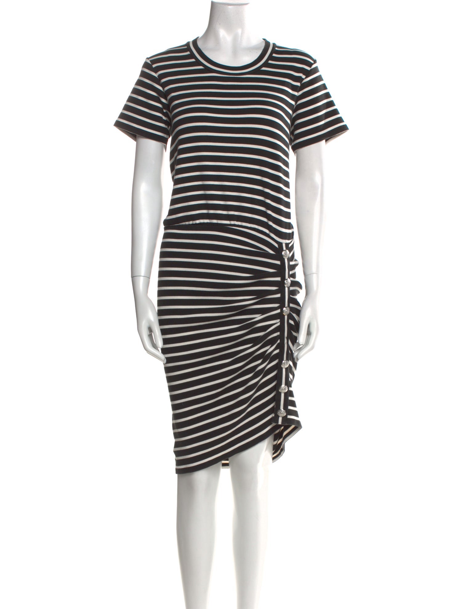 Veronica Beard Striped Knee-Length Dress