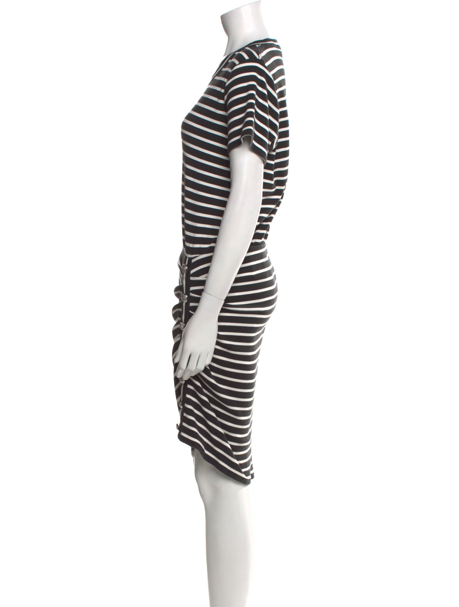 Veronica Beard Striped Knee-Length Dress