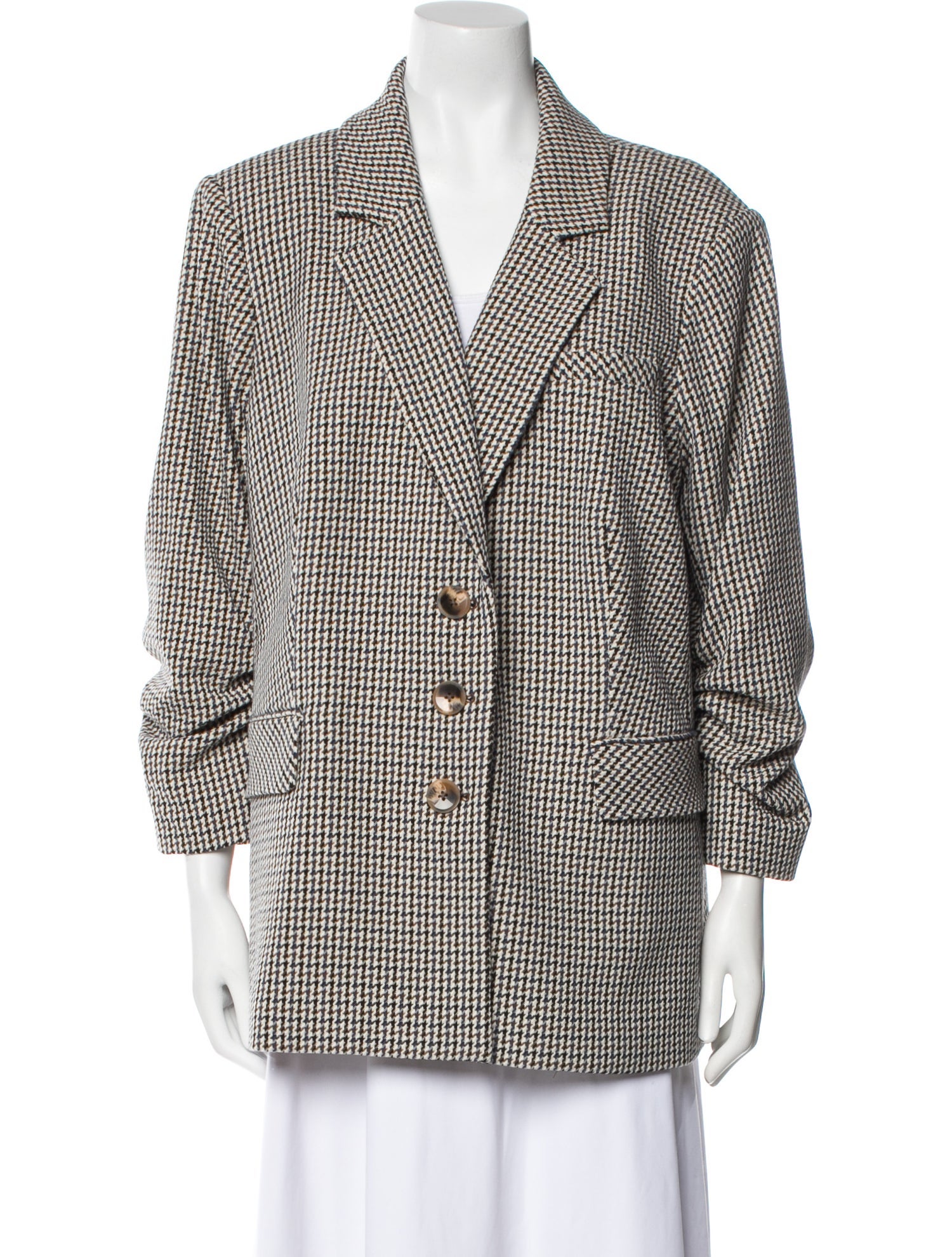 Veronica Beard Houndstooth Print Blazer
