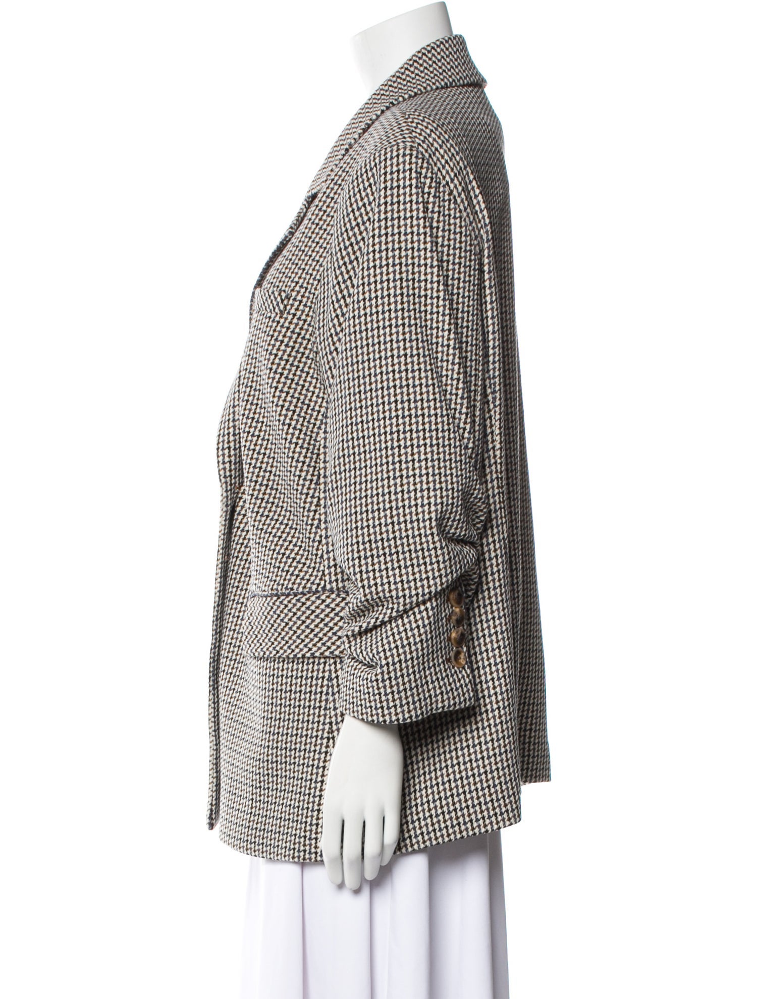 Veronica Beard Houndstooth Print Blazer