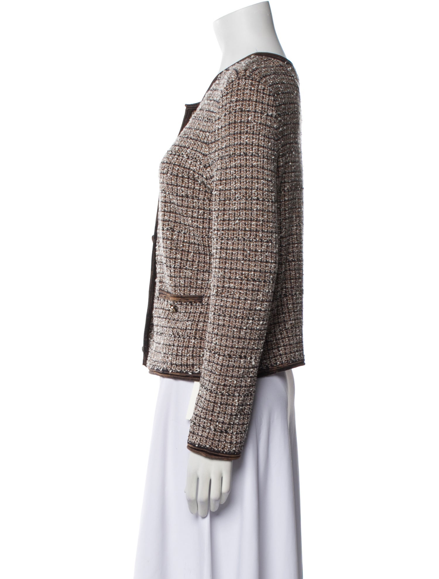 Veronica Beard Tweed Tweed Pattern Evening Jacket w/ Tags