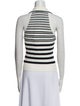 Veronica Beard Striped Sleeveless Polo