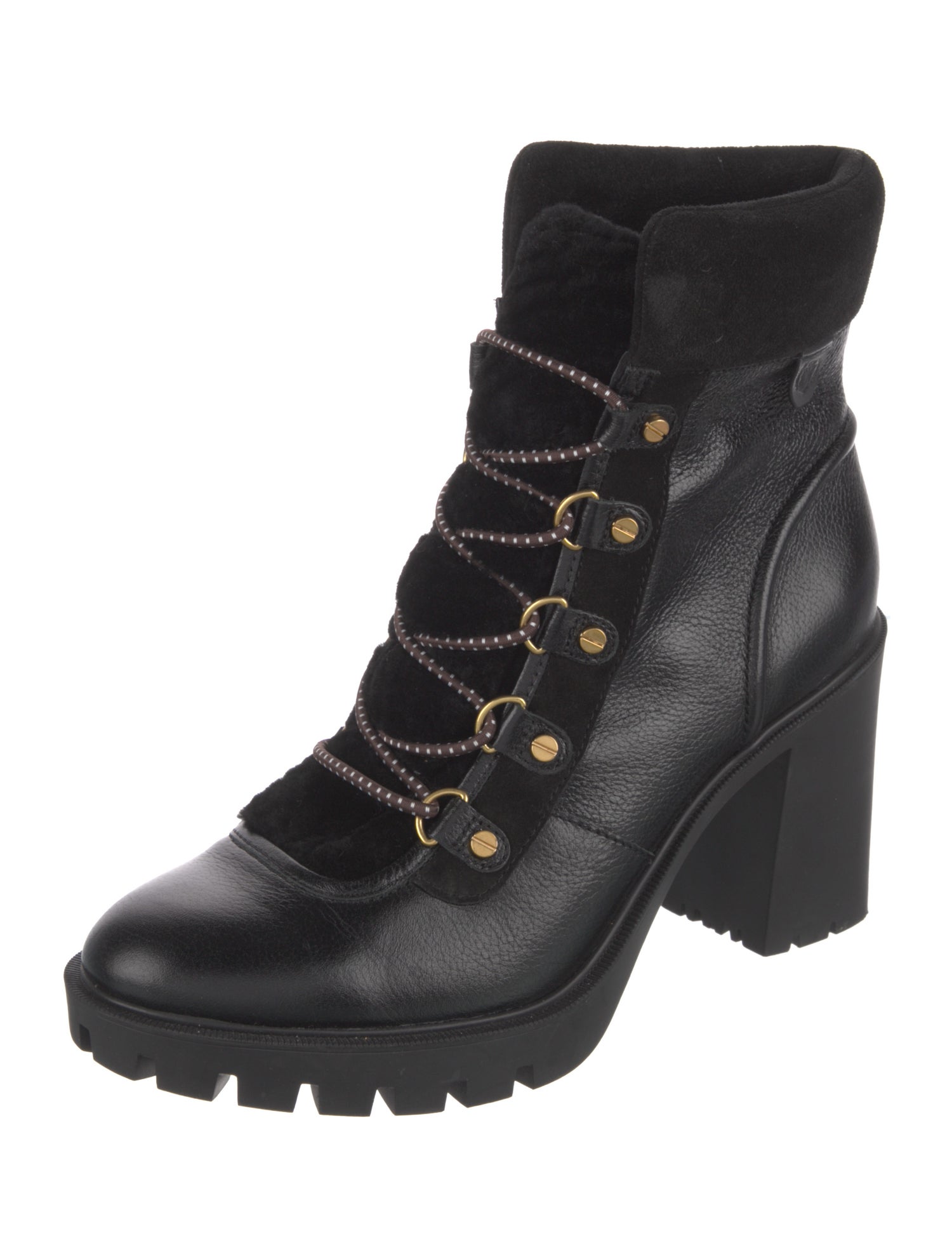 Veronica Beard Suede Combat Boots