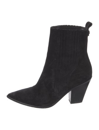 Veronica Beard Suede Western Boots