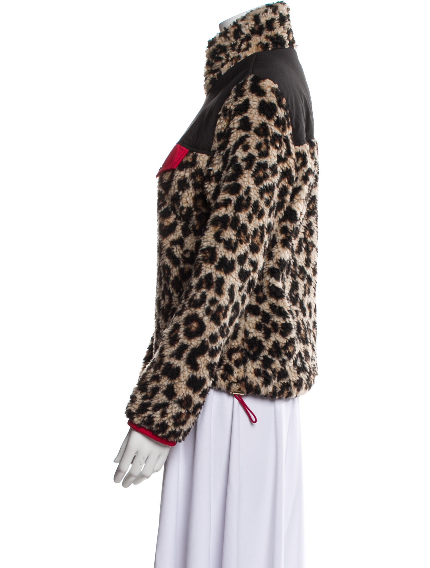 Veronica Beard Faux Fur Animal Print Faux Fur Jacket