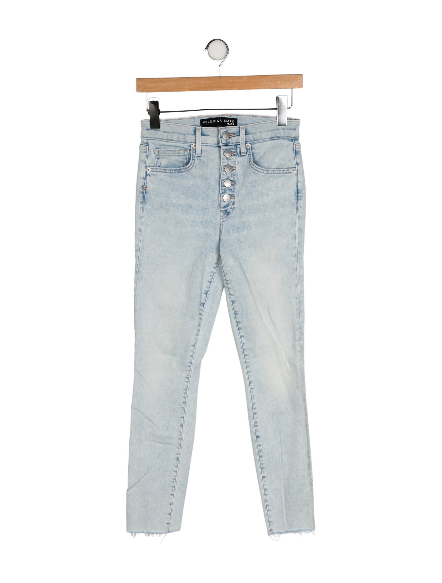 Veronica Beard Mid-Rise Skinny Leg Jeans
