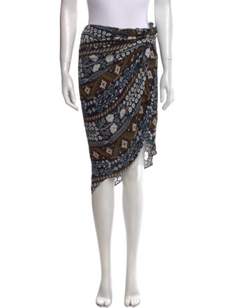 Veronica Beard Silk Knee-Length Skirt