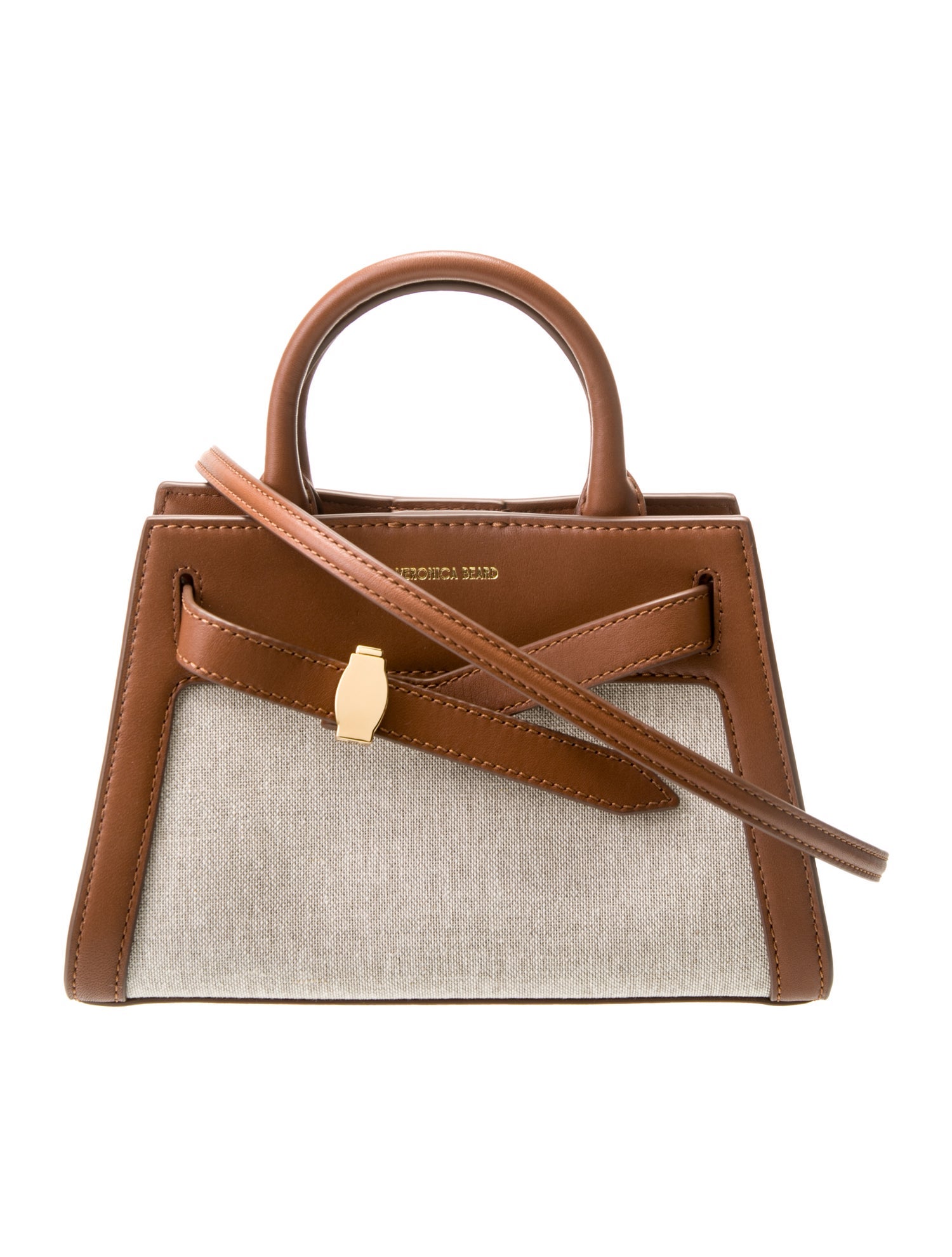 Veronica Beard Leather Top Handle Bag