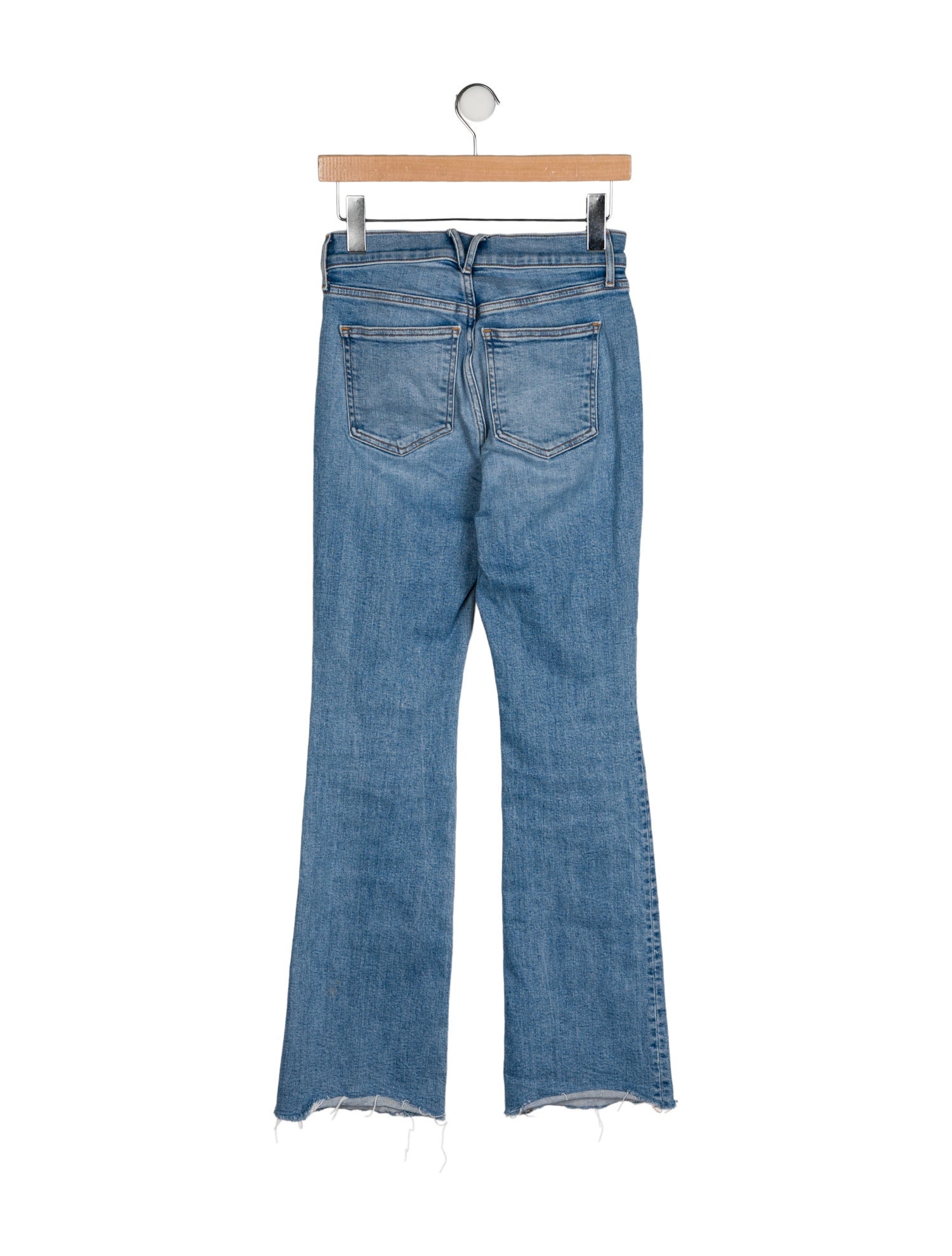 Veronica Beard Mid-Rise Wide Leg Jeans