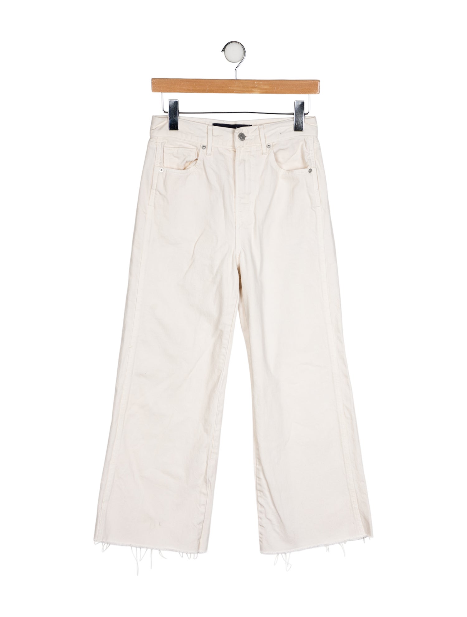 Veronica Beard High-Rise Wide Leg Jeans
