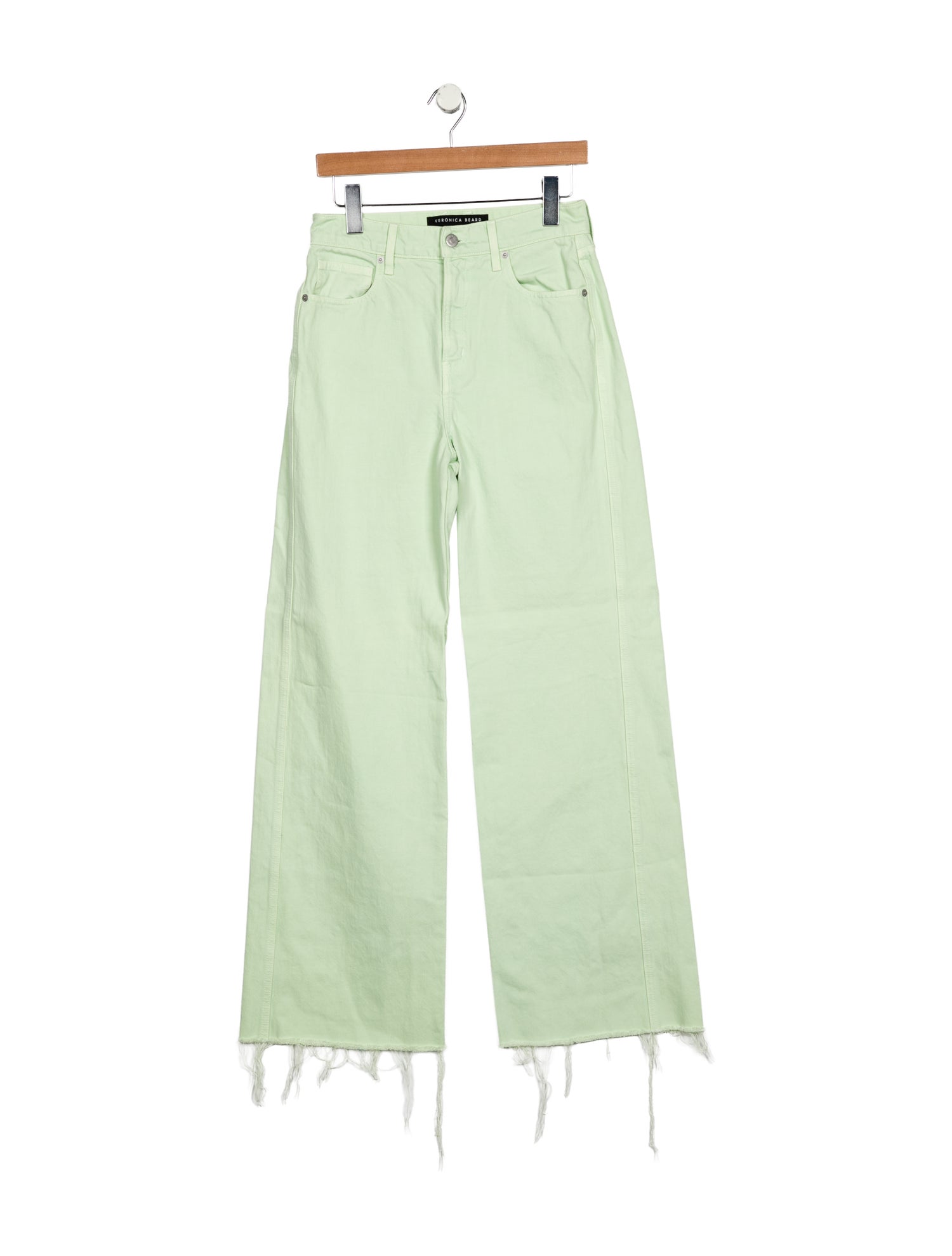 Veronica Beard High-Rise Wide Leg Jeans
