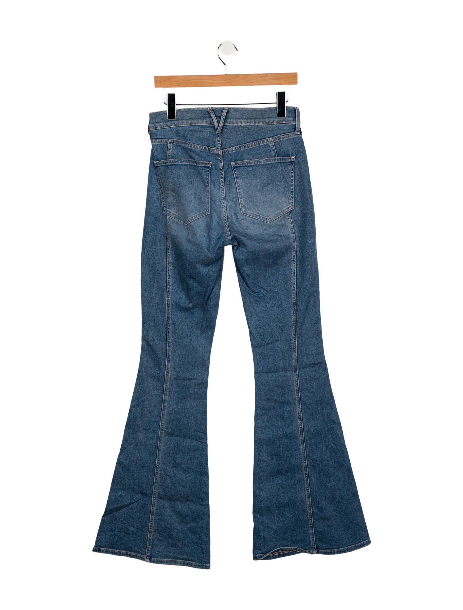 Veronica Beard Mid-Rise Wide Leg Jeans