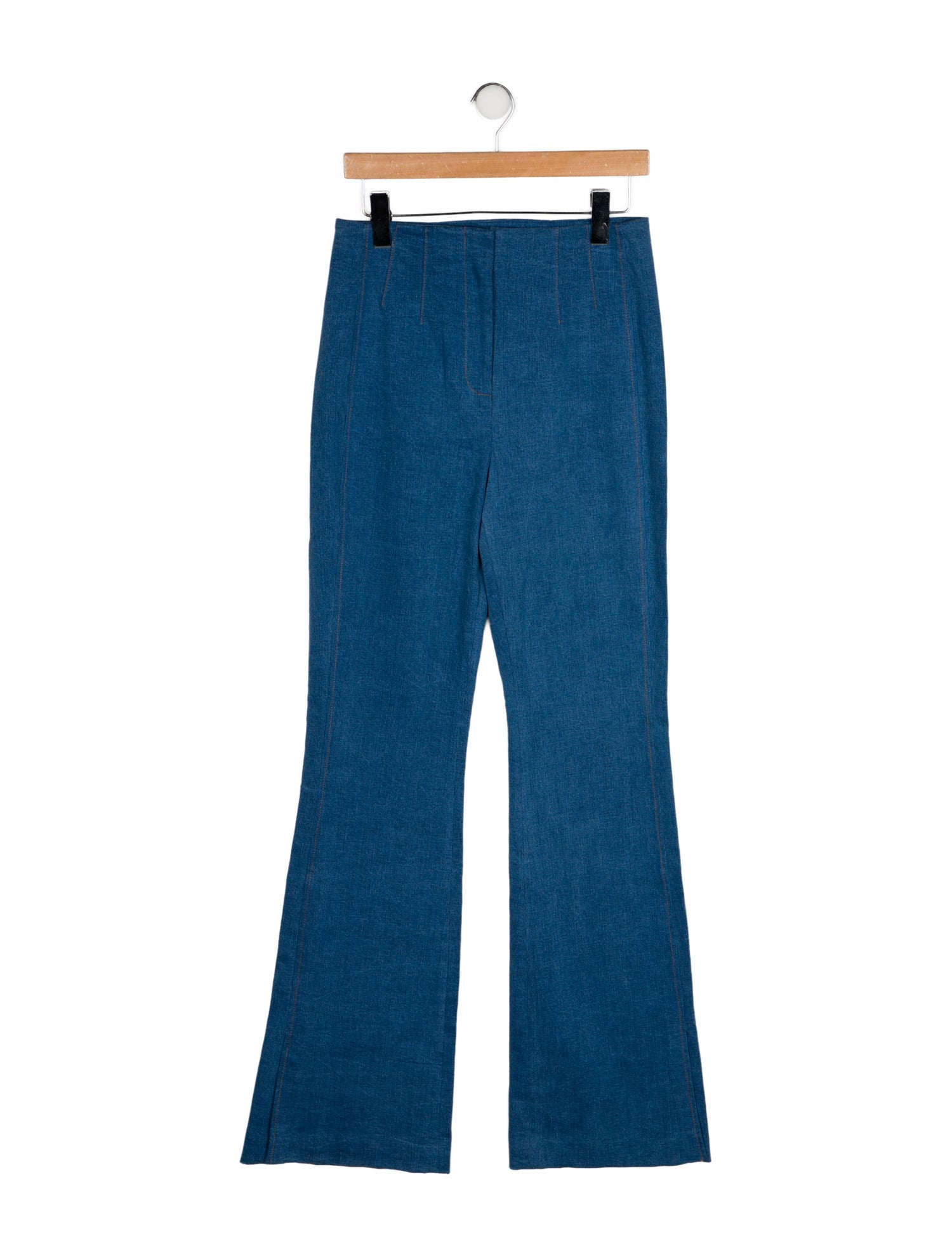 Veronica Beard High-Rise Wide Leg Jeans