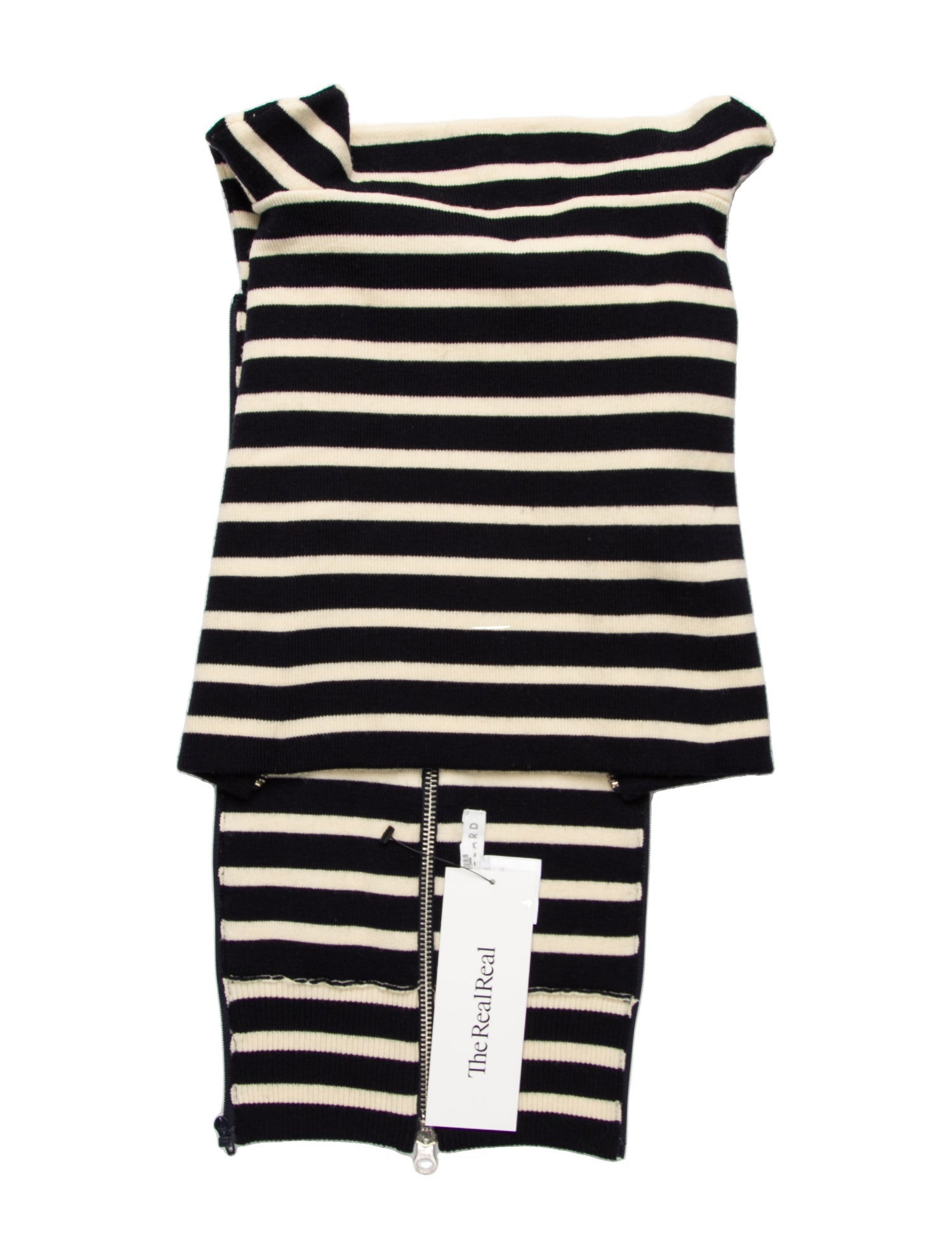 Veronica Beard Wool Striped Dickey