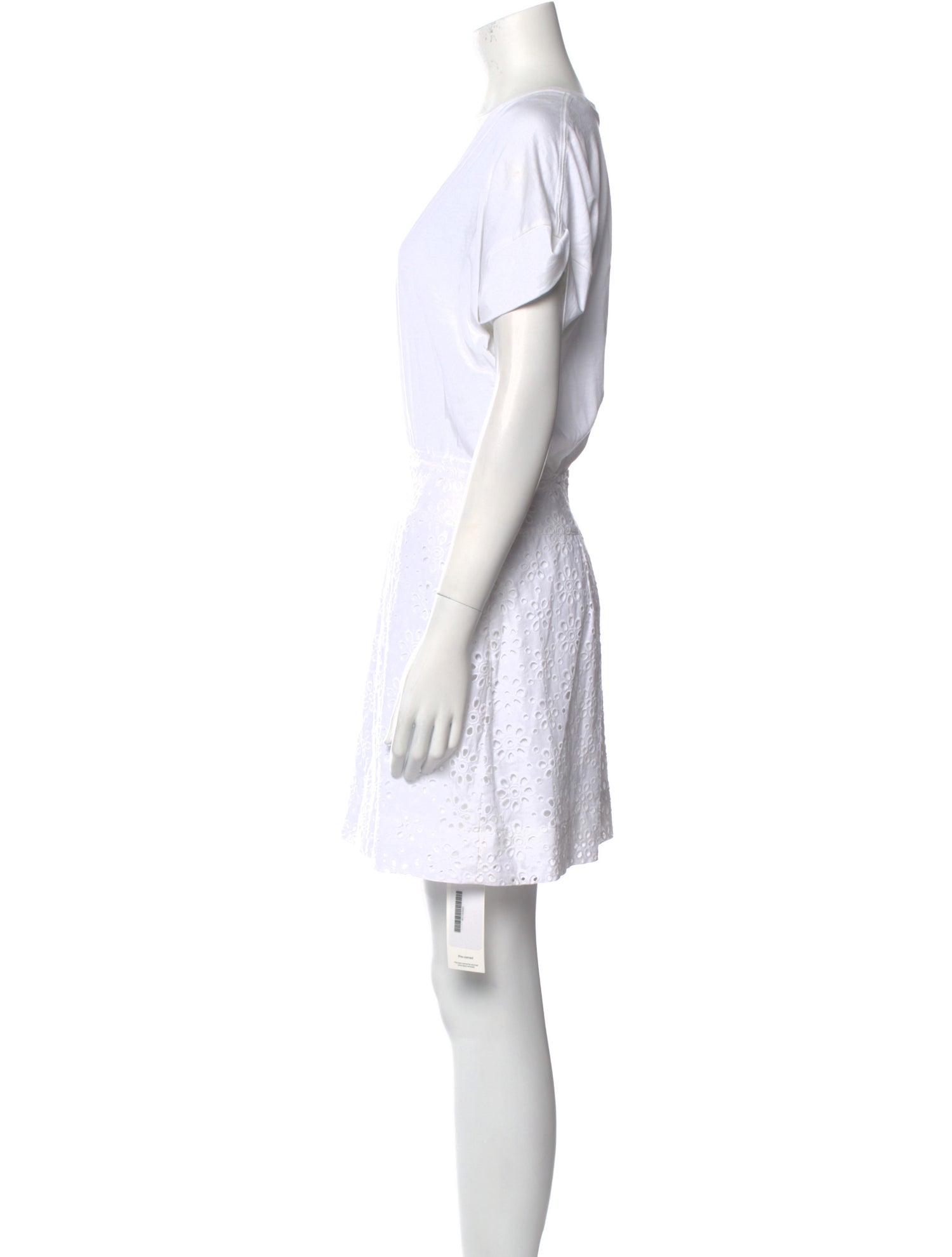 Veronica Beard V-Neck Mini Dress